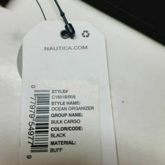 Nautica Black Ocean Organizer with RFID Protection - NWT - Picture 5 of 7